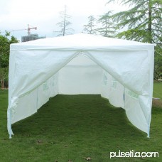 Uenjoy 10'x30' Canopy Party Wedding Tent Event Tent Outdoor Gazebo White 8 Sidewalls